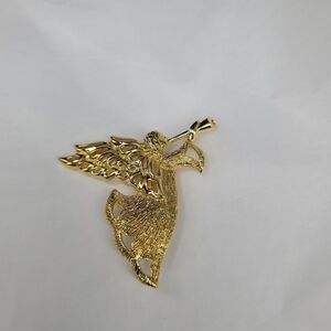 Vintage Gold Tone Gerry's Angel Pin